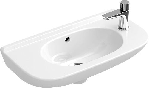 Villeroy & Boch 536151R1 O.Novo Раковина подвесная 50х25 см, альпийский белый CeramicPlus