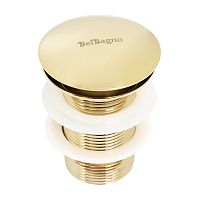 BelBagno BB-SC-ORO Донный клапан с системой "Клик-клак" без перелива, золото
