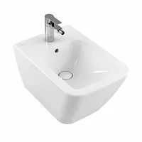 Villeroy & Boch 446500R1 Finion Биде подвесное 37х56 см, альпийский белый CeramicPlus