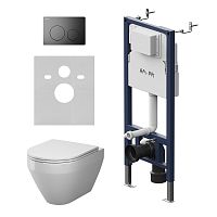 AM.PM SPIRIT V2.0 IS90138.701900 Комплект: Унитаз, Инсталляция, Кнопка смыва