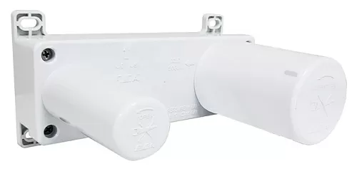 E.C.A. 102866601EX Скрытая монтажная часть смесителя, белый снято с производства