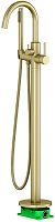 Timo 2310/17Y-CR Saona Смеситель для ванны, напольный, матовре золото