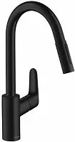Hansgrohe 31815670 Focus M41 240 Смеситель для кухни, с вытяжным душем, матовый черный