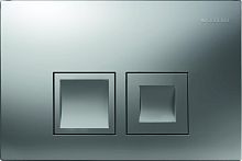 Geberit 115.135.46.1 DELTA50 Смывная клавиша, пластик/хром матовый