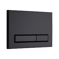 KKPol 350/PPC/142-00-07 M08 Смывная клавиша для инсталляции, черный матовый/черн глянец/черный матовый