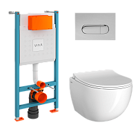 Vitra Sento  плитка 9830B003-7212 Унитаз подвесной