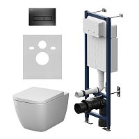 AM.PM GEM IS110338.901901 Комплект: Унитаз, Инсталляция, Кнопка смыва