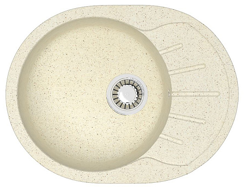Azario CS00079918 Light Кухонная мойка,58х60 см, белая снято с производства