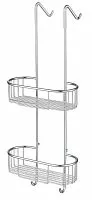 Полка 2-ярусная Timo Nelson 150084/00 chrome купить  в интернет-магазине Сквирел