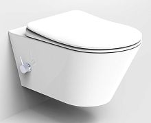 Boheme 972-2-W Avva Унитаз подвесной, с функцией биде, без сиденья, белый