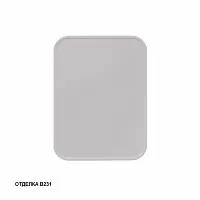 Caprigo М-268-В231 Контур Зеркало прямоугольное 60х80 см, белый купить  в интернет-магазине Сквирел