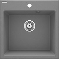 Deante ZQJ_S103 Evora Мойка кухонная гранитная 50x50 см, серый металлик