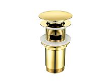 Deante NHC_Z10U Cascada Клапан для раковины Click-Clack, универсальный, золото