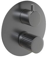 Paini 7GPZ6911 Cox grip Смеситель для ванны, встраиваемый, черный брашированный PVD (PZ)