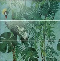 Декор Ape Silk Decor Set (3) ABC Virnia Turquoise 40x120 (DecorSet(3)ABCVirniaTurquoise) купить в интернет-магазине Сквирел