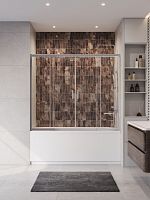BelBagno UNIQUE-VF-2-150/180-140-C-Cr Шторка на ванну