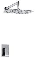WasserKRAFT А12669 Встраиваемый комплект для душа с верхней душевой насадкой, хром