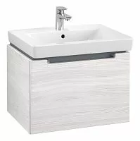 Villeroy & Boch A68710E8 Subway 2.0 Тумба под раковину 59х45 см, дерево белое (White Wood) купить  в интернет-магазине Сквирел