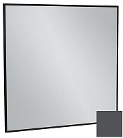 Jacob Delafon EB1425-S17 Allure & Silhouette Зеркало 80 х 80 см, рама серый антрацит сатин купить  в интернет-магазине Сквирел