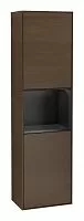 Villeroy & Boch F460PDGN Finion Шкаф-пенал подвесной 42х152 см, шпон ореха (Walnut Veneer) купить  в интернет-магазине Сквирел
