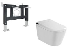 Abber BEQUEM AC1119S-AC0101P Инсталляция с подвесным унитазом