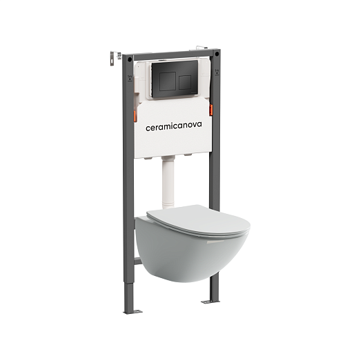 Ceramica Nova  CN1905_121002MB Комплект: Унитаз, Инсталляция, Кнопка смыва
