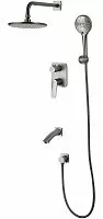 Lemark LM3722GM Bronx Душевая система с изливом, графит