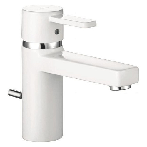 Kludi 382509175 Zenta Смеситель для раковины однорычажный, белый/хром