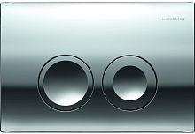 Geberit 115.125.21.1 DELTA21 Смывная клавиша, пластик/хром