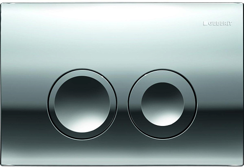 Geberit 115.125.21.1 DELTA21 Смывная клавиша, пластик/хром