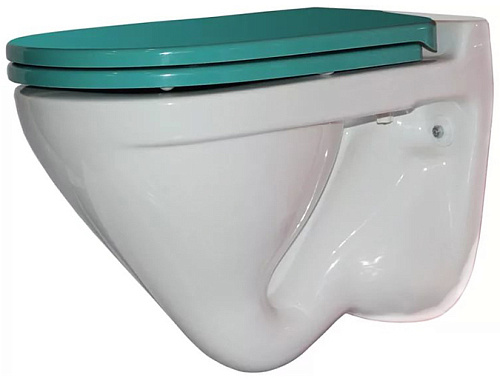 Sanita Luxe ATCSLWH0112 Attica Color Sea SL УП Унитаз подвесной 35х50 см, с сиденьем, белый