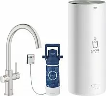 Grohe 30079DC1 Red II Duo Смеситель для мойки, суперсталь