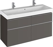 Geberit iCon 841421000 Шкафчик под раковину 1190x620x477 мм, темно-серый, матовый купить  в интернет-магазине Сквирел