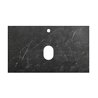 BelBagno KEP-80-MNO Marmo Столешница 80 см из керамогранита, Nero Opaco (черный матовый) купить  в интернет-магазине Сквирел