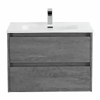 BelBagno KRAFT-700-2C-SO-CG База под раковину 70х46 см, подвесная, Cemento Grigio (цемент) купить  в интернет-магазине Сквирел