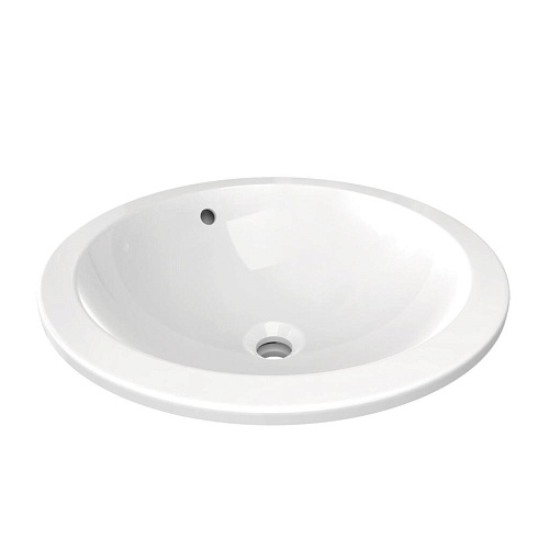 Ideal Standard E505401 Connect Раковина встраиваемая под столешницу 50 см, без отверстия под смеситель, Euro White (евробелый)