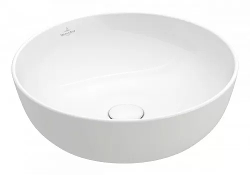 Villeroy & Boch 417943RW Artis Раковина на столешницу 43х43 см, камень белый (Stone White) CeramicPlus