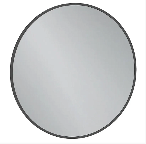 Jacob Delafon EB1268-S17 Nona Круглое зеркало D90 см, серый антрацит купить  в интернет-магазине Сквирел