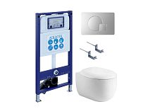 Aquatek Альтаир SET AQUATEK АЛЬТАИР cm-068 4в1 Комплект: Унитаз, Инсталляция, Кнопка смыва