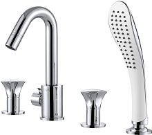 D&K DA1384901 HessenGrimm Смеситель на борт ванны, хром