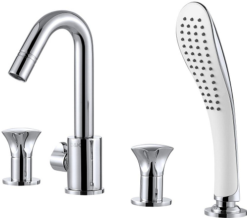 D&K DA1384901 HessenGrimm Смеситель на борт ванны, хром D&K DA1384901 HessenGrimm Смеситель на борт ванны, хром