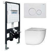 Abber BEQUEM AC1132TC-AC0105-AC0121MW Инсталляция с подвесным унитазом