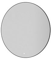 Зеркало круглое с LED подсветкой сенсор антипар 100х100 см Boheme 545-100-GM рама gun metal