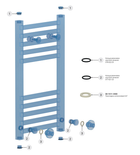 Сунержа 00-1561-0004 Уплотнитель
