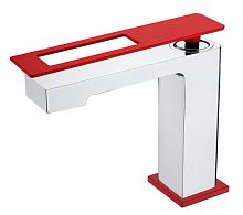 Boheme 141-CRR Q Смеситель для раковины, хром/красный