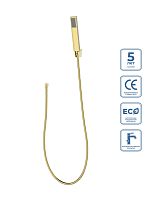 BelBagno LUC-DFS-ORO Luce Ручной душ со шлангом и держателем, золото