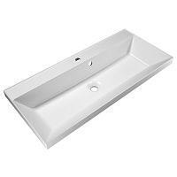BelBagno BB1000/450-LV-MR-AST Раковина из литьевого мрамора 100х45 см, белая