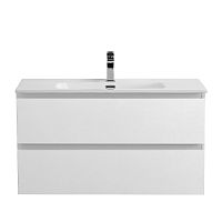 BelBagno KRAFT-900-2C-SO-BO База под раковину 90х46 см, подвесная, Bianco Opaco (белый матовый) купить  в интернет-магазине Сквирел