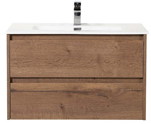 BelBagno KRAFT-800-2C-SO-RT База под раковину 80х46 см, подвесная, Rovere Tabacco (дуб табачный) купить  в интернет-магазине Сквирел