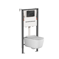 Ceramica Nova  CN3005_121001MB Комплект: Унитаз, Инсталляция, Кнопка смыва